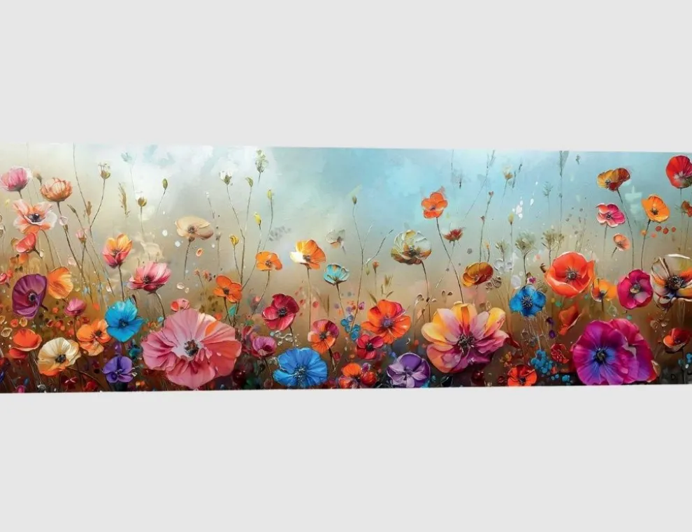 Bild Vibrant Field 90x30cm