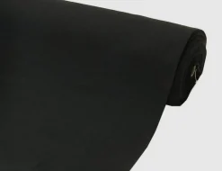 Bündchenstoff Uni Schwarz