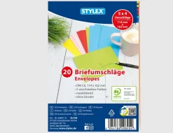 Briefumschläge C6 5 Farben