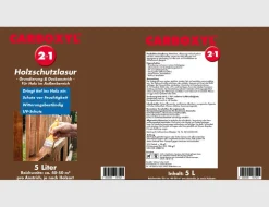 Carboxyl Holzschutzlasur 2in1 Holzbraun