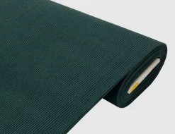 Cordstoff Uni Tannengrün