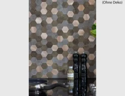 d-c-fix Wandfliese Metal & Stone Hexagon