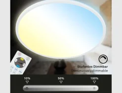 Deckenleuchte LED Weiß Ø42 cm