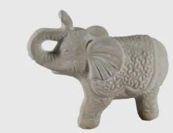 Deko Elefant mit Blumenmuster