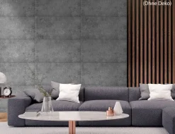 Dekoplatte Betonoptik Grau 50x100cm