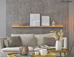 Dekoplatte Betonoptik Grau 50x50cm