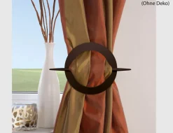 Deko Spange Kreis Schwarz
