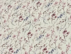 Dekostoff Blumen Natur, Bunt