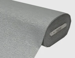 Dekostoff Jacquard Crisscross silber