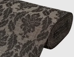 Dekostoff Jacquard Ornament Braun
