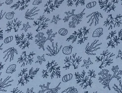 Dekostoff Maritim Blau