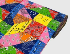Dekostoff Patchwork Bunt