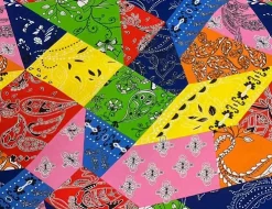 Dekostoff Patchwork Bunt