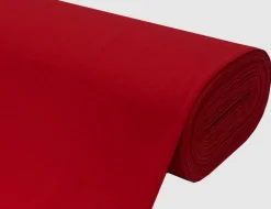 Dekostoff Satinette rot