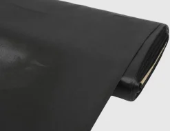 Dekostoff Satin schwarz