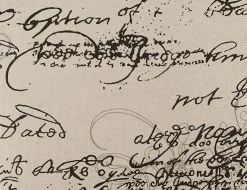 Dekostoff Schrift Natur