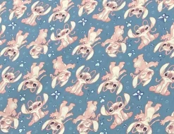 Dekostoff Stich & Angel Blau, Pink