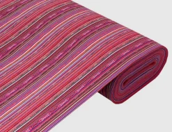 Dekostoff Streifen Rosa
