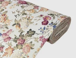 Dekostoff Verdunklung Blumen I