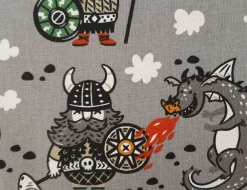 Dekostoff Wikinger Hellgrau