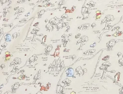 Dekostoff Winnie Pooh Beige
