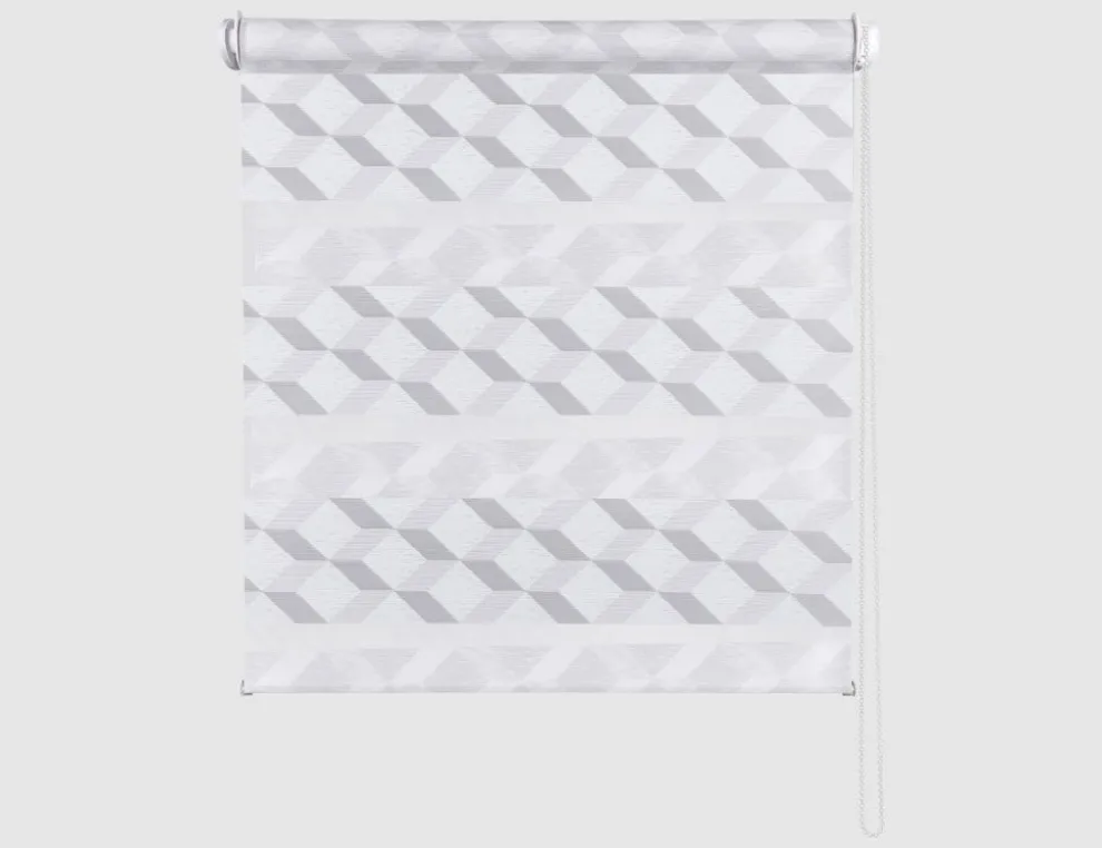 Doppelrollo Mini Grau 105x150cm