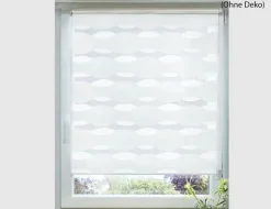 Doppelrollo zum Klemmen Welle