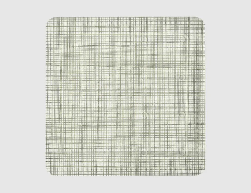 Duscheinlage Weiß, Grün 55 x 55