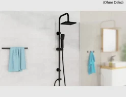 Duschsäule Easy Energy Schwarz Matt