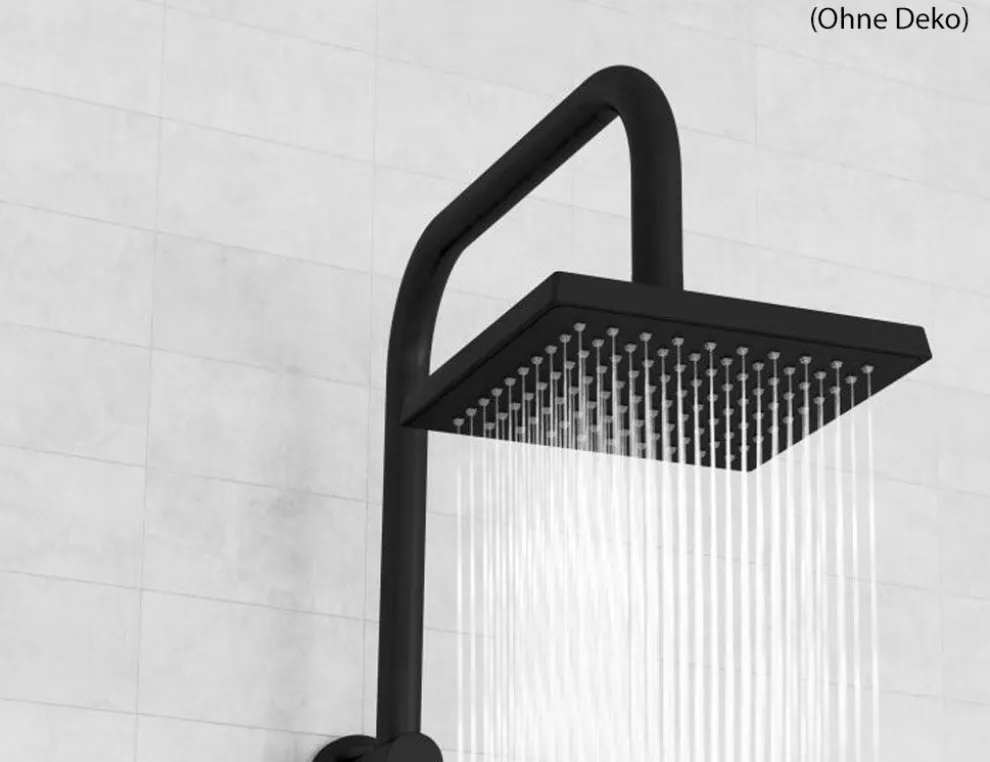 Duschsäule Easy Energy Schwarz Matt