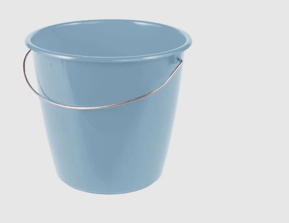 Eimer mit Drahtbügel Blau