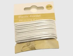 Elastic-Kordel weiß