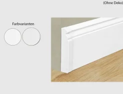 Endstücke in weiß