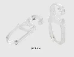 Faltenleghaken Transparent