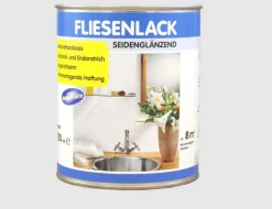 Fliesenlack seidenglänzend weiß