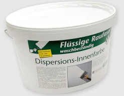 Flüssige Rauhfaser - in weiß, matt