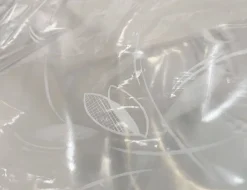 Folie Blumenranke Transparent
