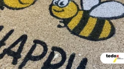 Fußmatte Bee Happy