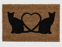 Fußmatte Kokos Katze