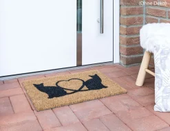 Fußmatte Kokos Katze