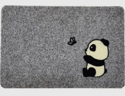 Fußmatte Panda Schmetterling