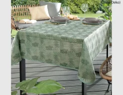 Gartentischdecke Emden Blätter Salbei 130x160cm