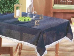 Gartentischdecke mit Fransen
