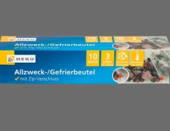Gefrierbeutel mit Zip 3L