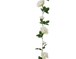 Girlande Rosen weiß