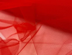 Gittertüll Rot