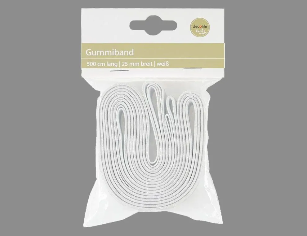 Gummiband weiß