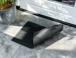 Gummimatte Schwarz Modern