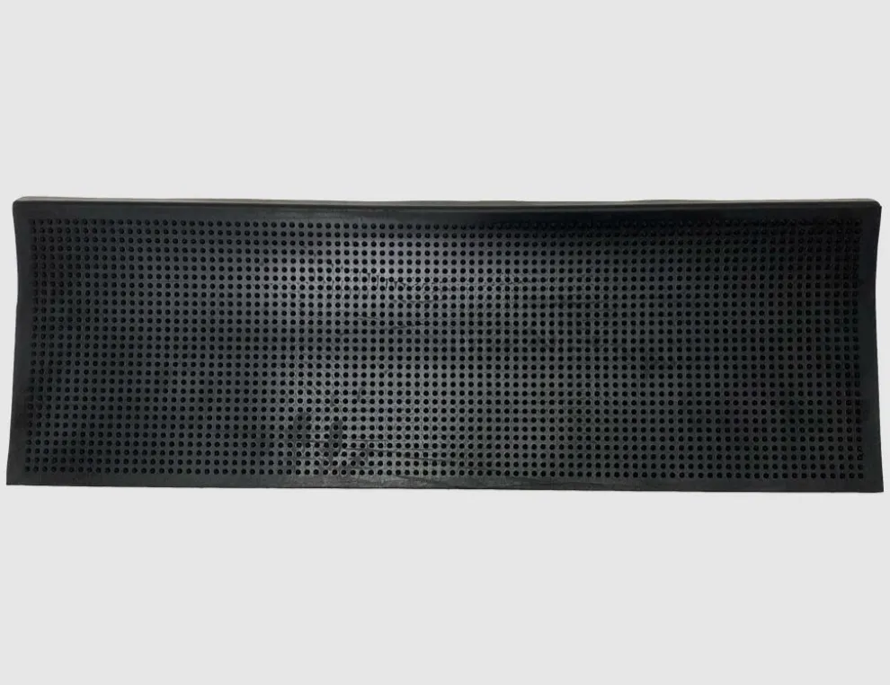 Gummimatte Schwarz 25 x 75 cm