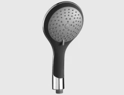 Handbrause Broadway Schwarz, Chrom